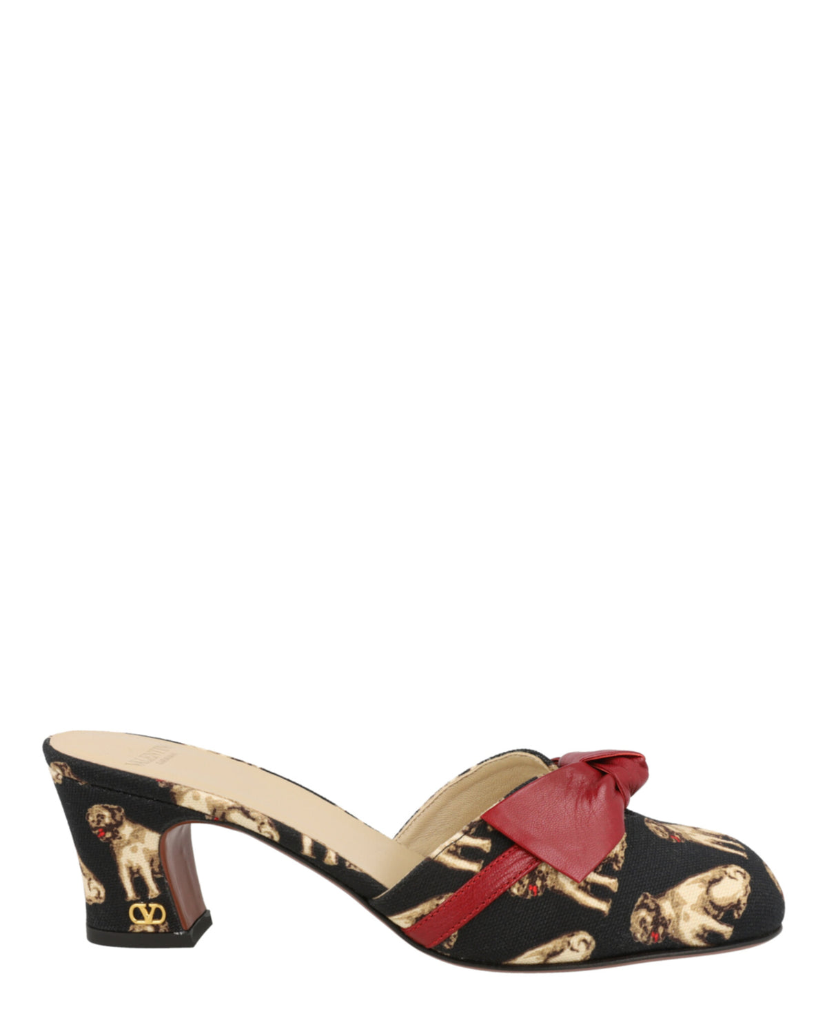 Valentino Valentino Womens Knotty 60 Printed Mules