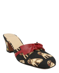 Valentino Valentino Womens Knotty 60 Printed Mules