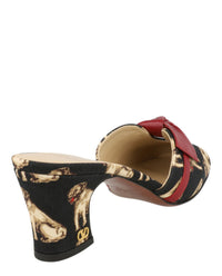 Valentino Valentino Womens Knotty 60 Printed Mules