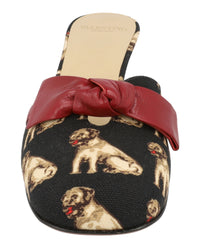 Valentino Valentino Womens Knotty 60 Printed Mules