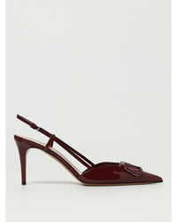 Valentino Garavani PointedToe Patent Leather Pumps Women Burgundy