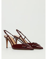 Valentino Garavani PointedToe Patent Leather Pumps Women Burgundy