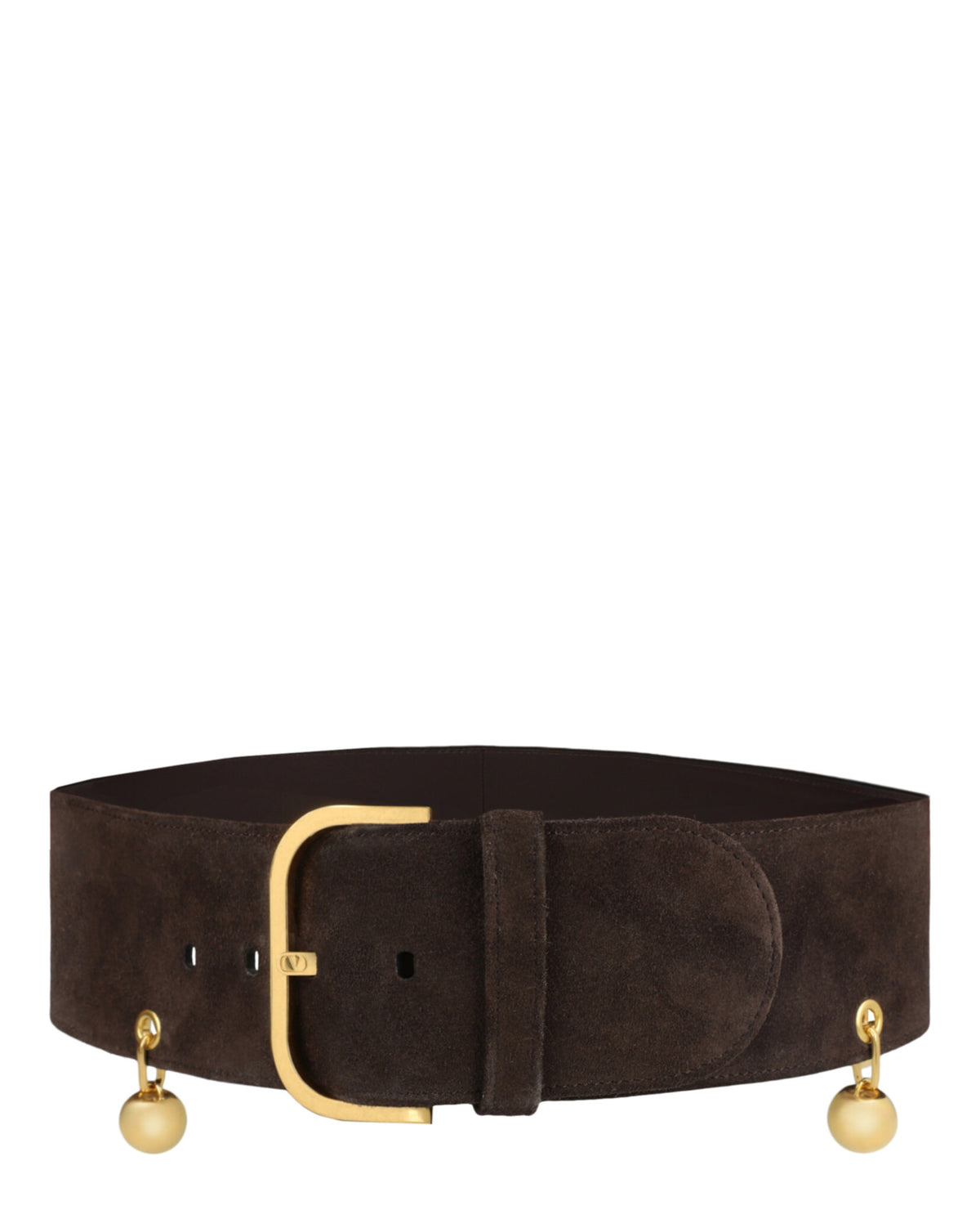 Valentino Valentino Womens Wide Suede Belt