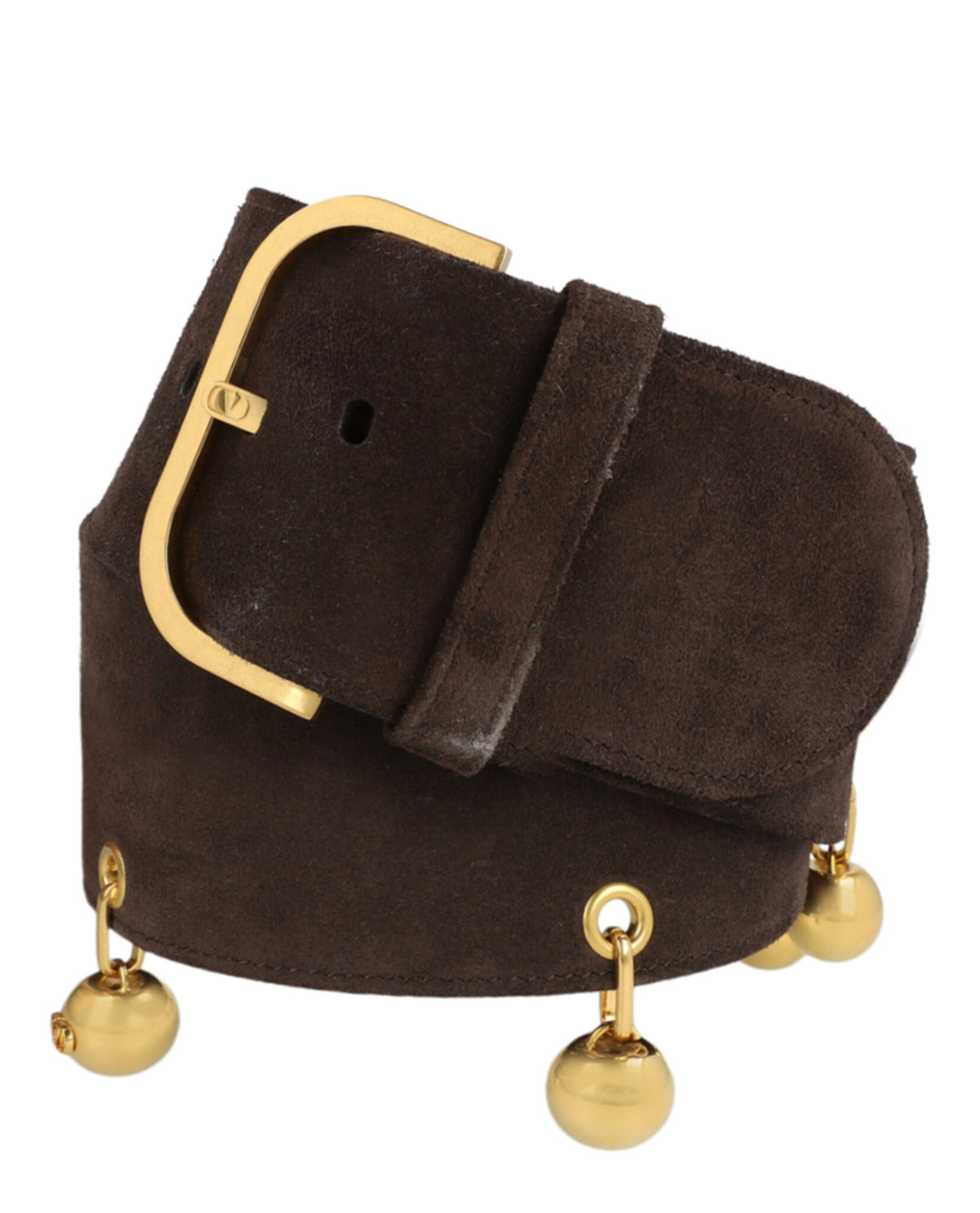Valentino Valentino Womens Wide Suede Belt