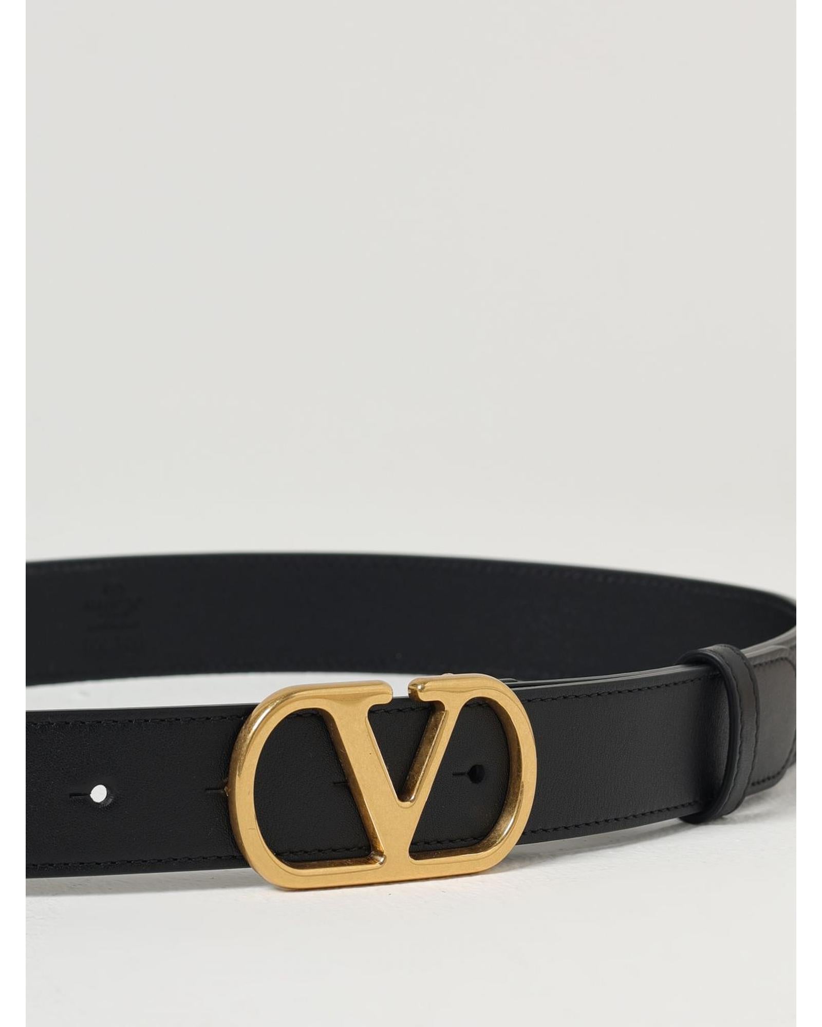 ベルト VALENTINO Woman Belt Black 7W2T0SM3IYR 0NO Valentino Garavani Belt Logo Buckle Women Black Belts – Bluefly