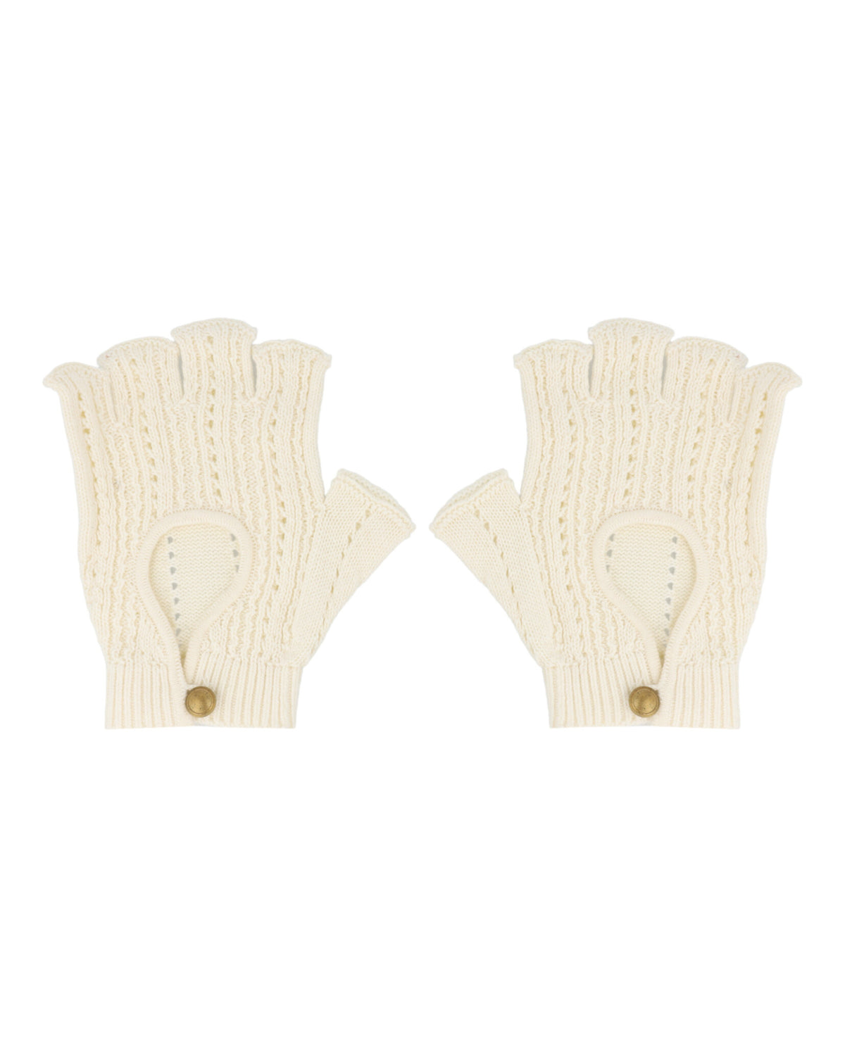 Valentino Valentino Mens Knit Fingerless Gloves