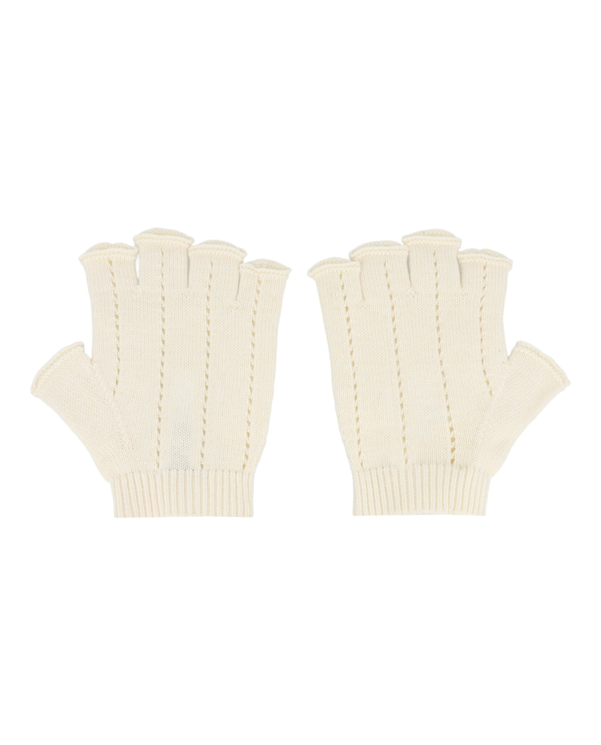 Valentino Valentino Mens Knit Fingerless Gloves