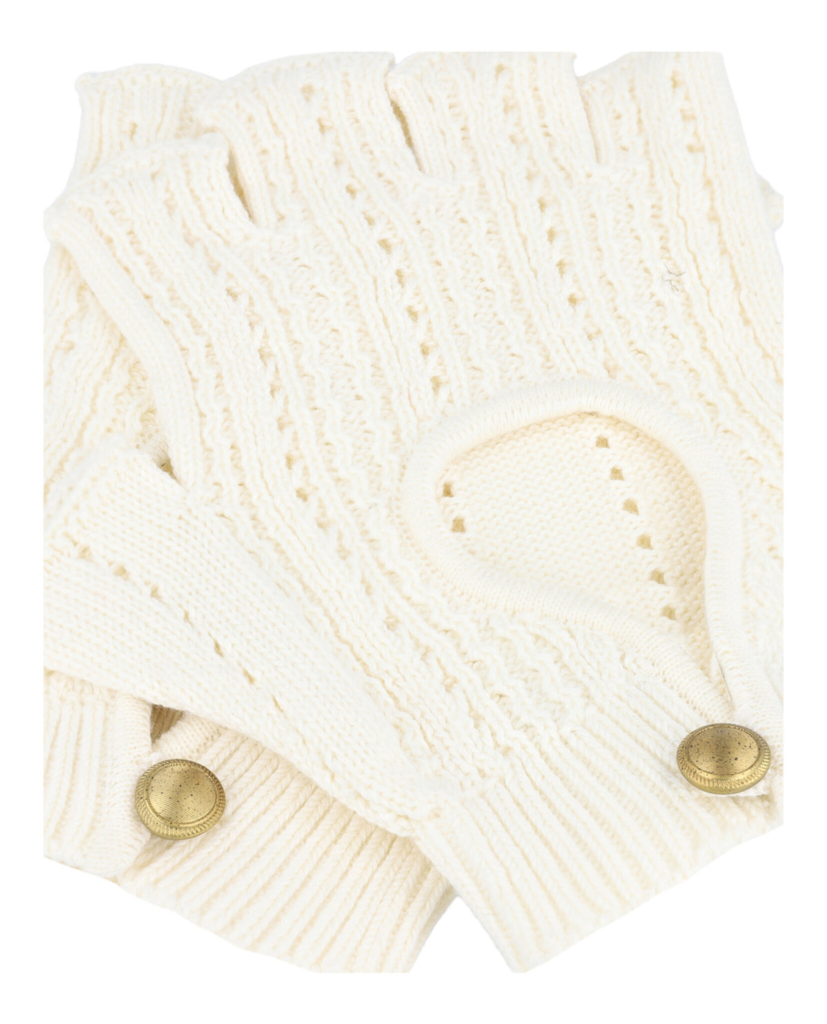 Valentino Valentino Mens Knit Fingerless Gloves