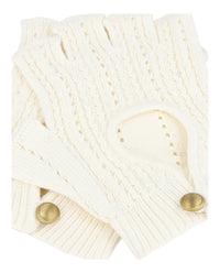 Valentino Valentino Mens Knit Fingerless Gloves
