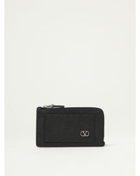 Valentino Garavani Wallet with Logo Men Black Wallets