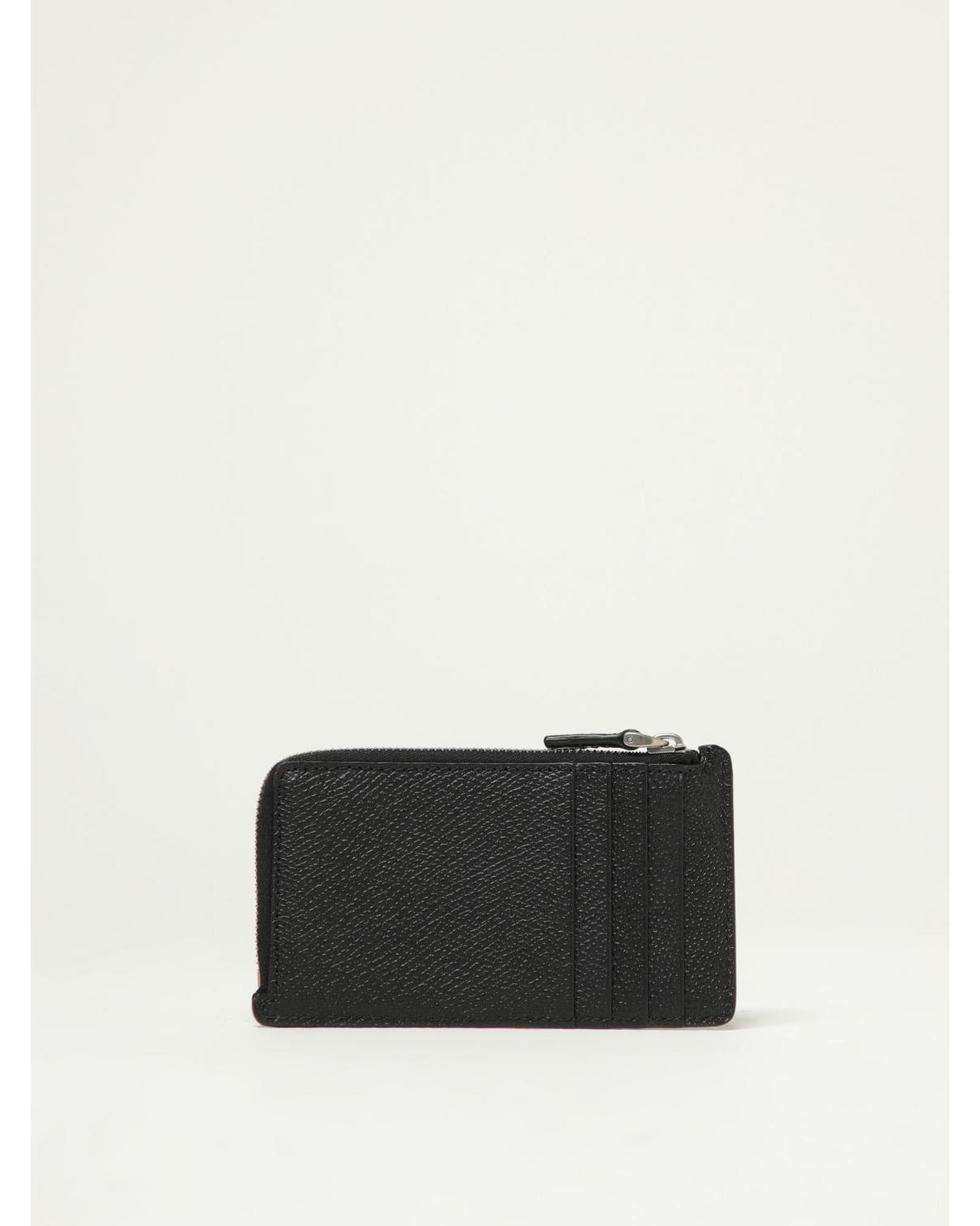 Valentino Garavani Wallet with Logo Men Black Wallets