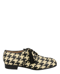 Valentino Valentino Mens MJ Blues Woven Leather Derby Shoes