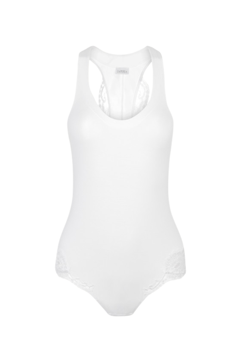 La Perla La Perla White Cotton Bodysuit
