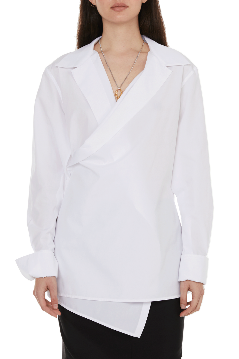 Givenchy Vrapped Shirt_White