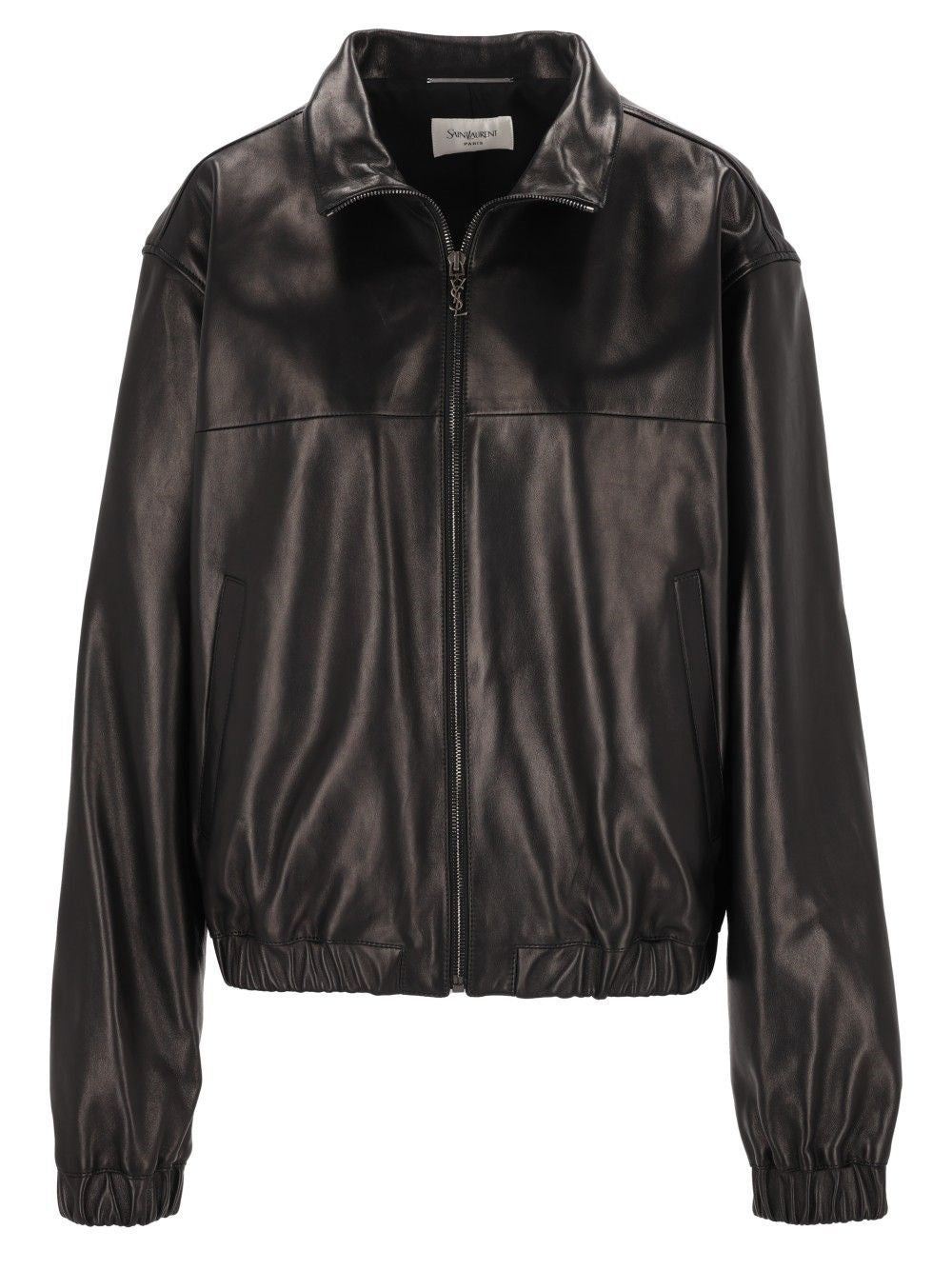 Saint Laurent Men Cassandre Lambskin Jacket