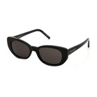 Saint Laurent Sunglasses Cat Eye Full Rim, Shiny Black Frame and Black Lens SL316BETTY001