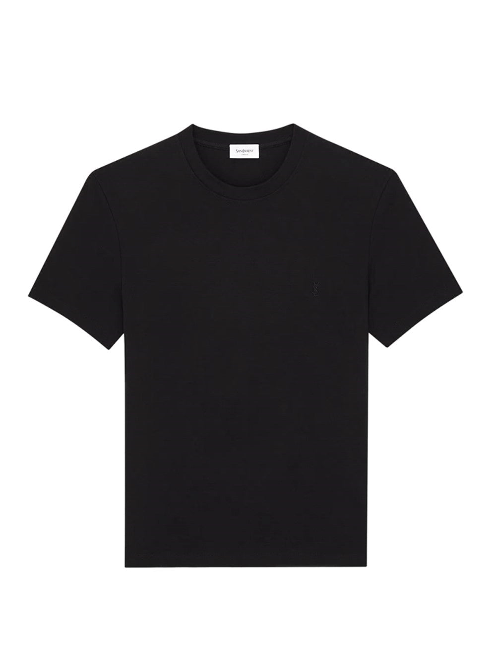 Saint Laurent Men Cassandre Ribbed T Shirt