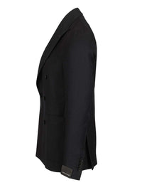 Tagliatore Tagliatore Men Double-Breasted Herringbone Fabric Blazer