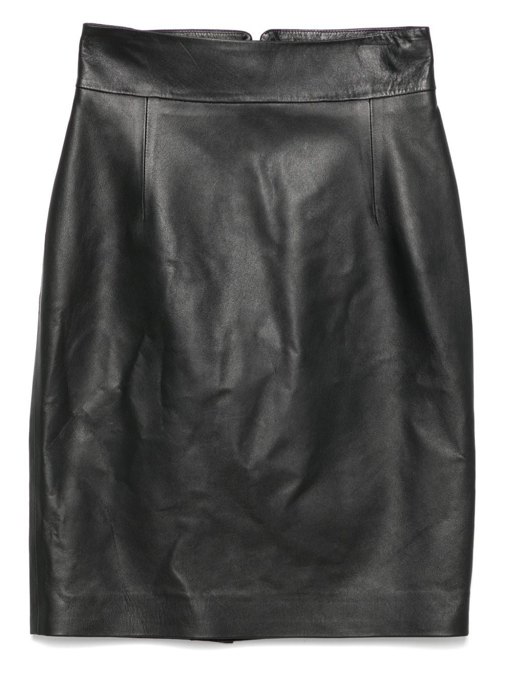 Tagliatore Women Suede Midi Skirt
