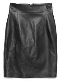Tagliatore Women Suede Midi Skirt