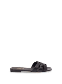Saint Laurent Women Tribute Sandals In Smooth Leather