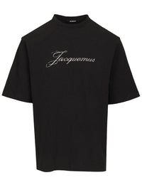 Jacquemus Men T-Shirt With Writing