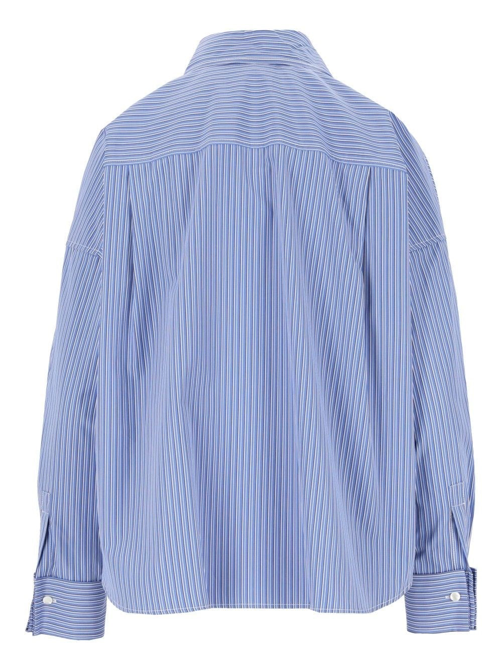 Weekend Max Mara Women Short Striped Cotton Shirt