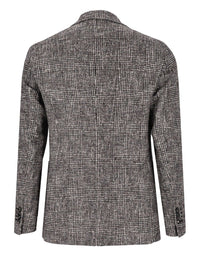 Tagliatore Tagliatore Men Prince Of Wales Alpaca Blazer