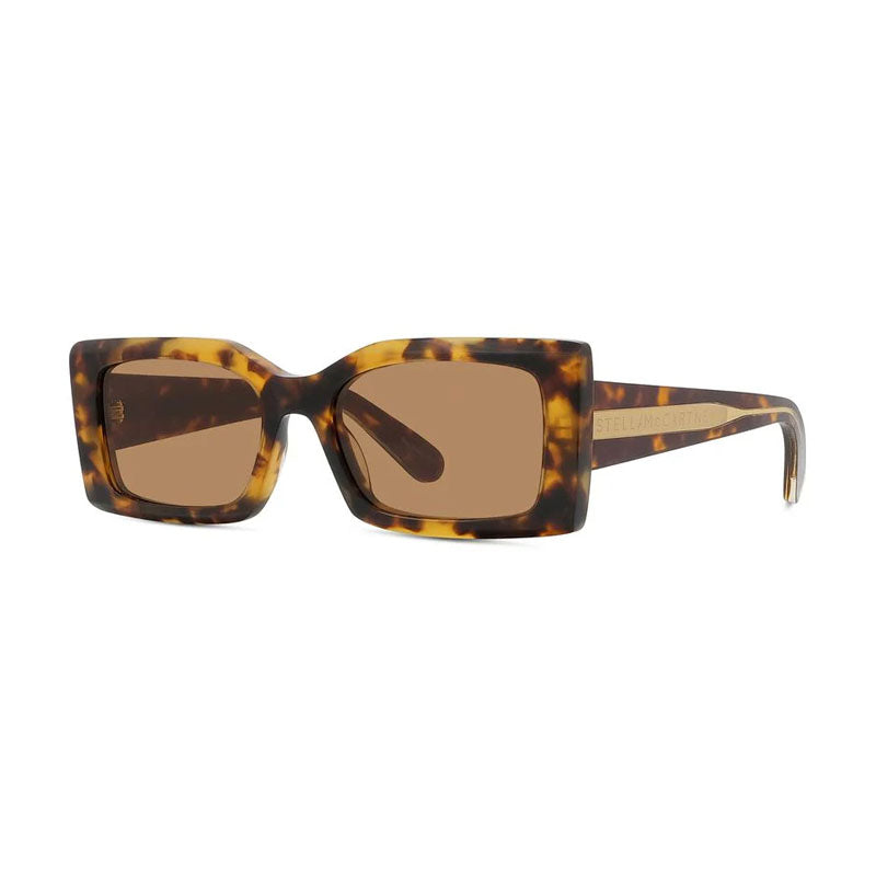 Stella McCartney Stella McCartney Sunglasses Rectangle Full Rim, Black Frame and Grey Lens SC40065I01A