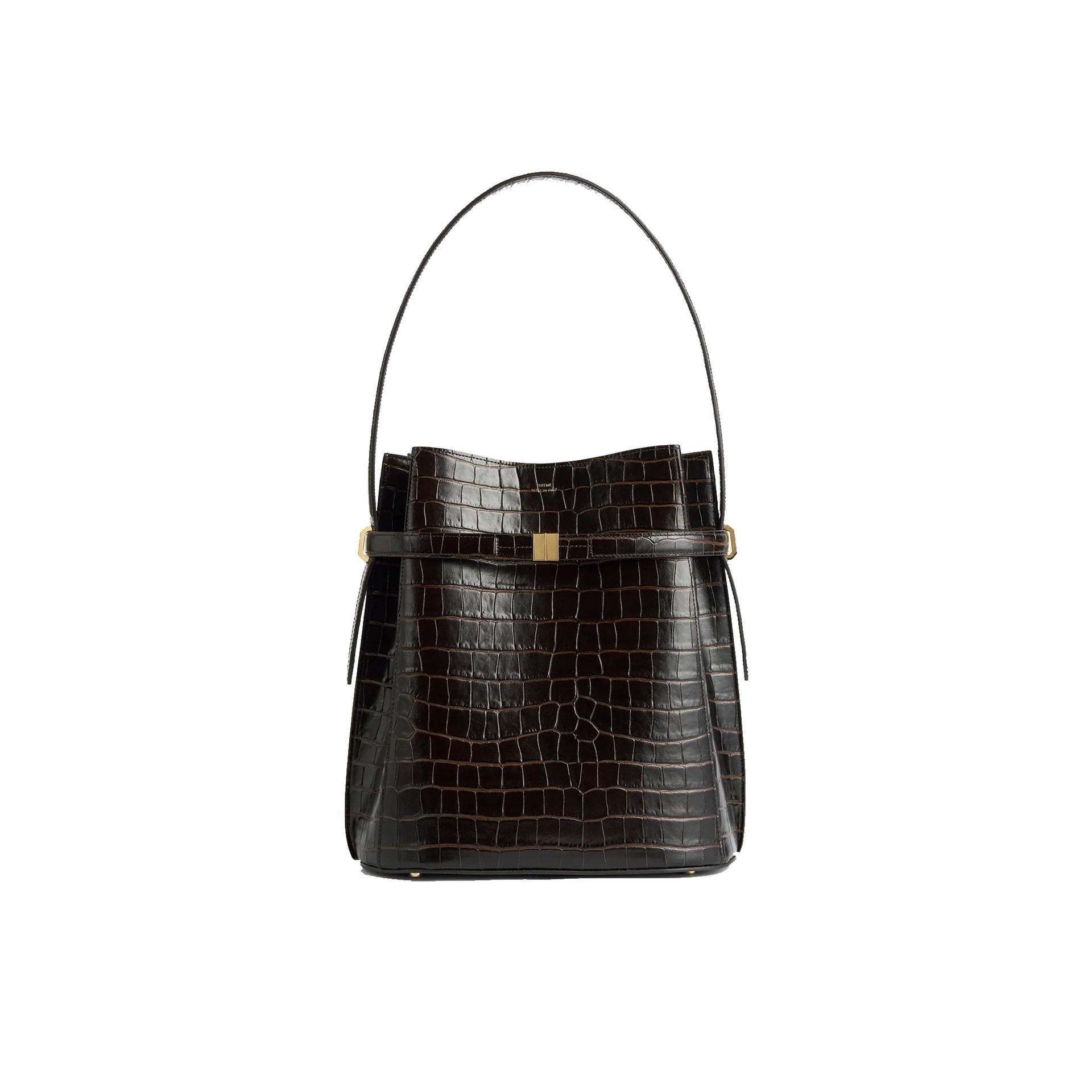 TOTEME Toteme Croc-Embossed Bucket Bag Women