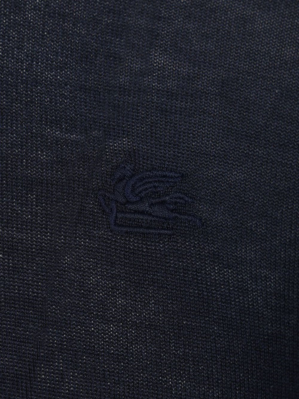 Etro Etro Men Wool And Silk Polo Shirt