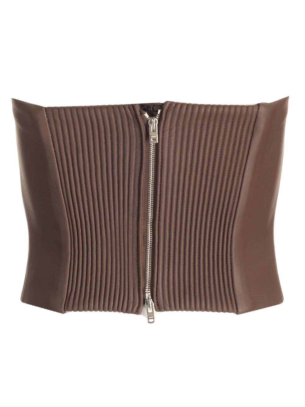 Amiri Women Leather Bustier