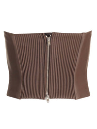 Amiri Women Leather Bustier