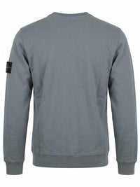 Stone Island Men Organic Cotton Fleece Sweatshirt