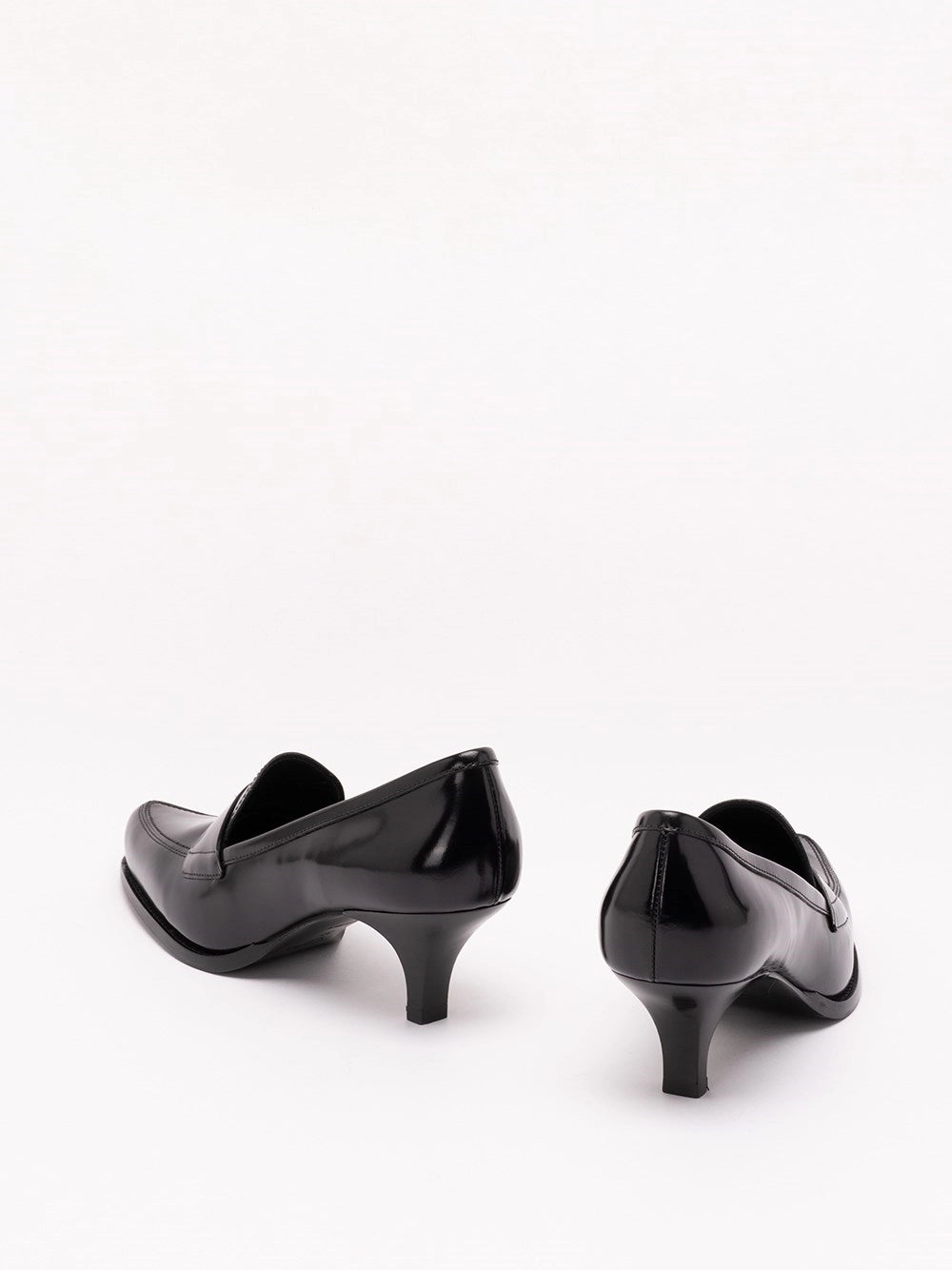 Prada Women Brushed Leather Loafers