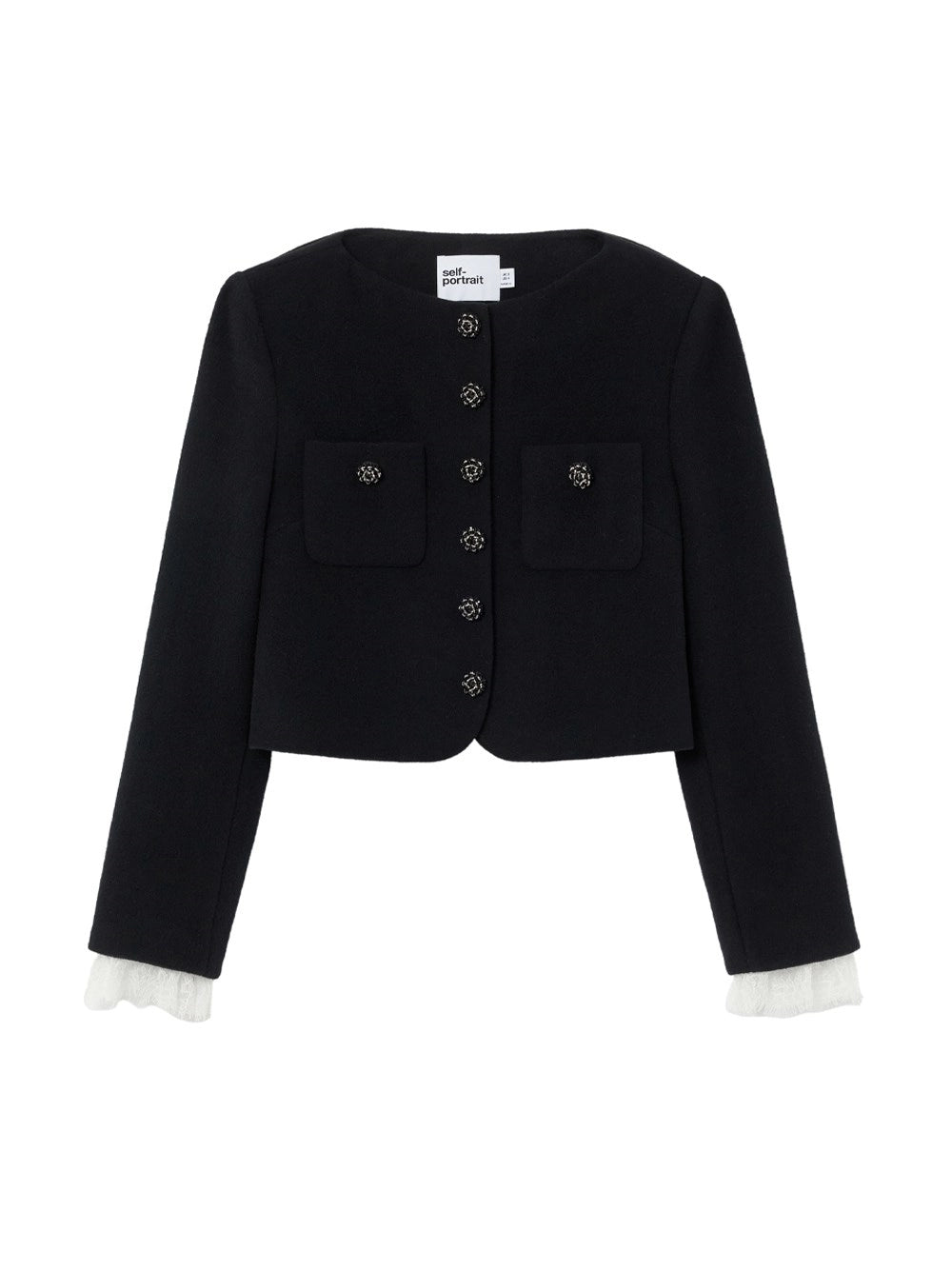 Self-Portrait Women Button Down Jacket