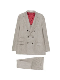 Brunello Cucinelli Men Double-Breasted Suit