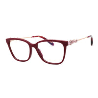 Chopard Eyeglasses Square Full Rim, Red Frame and Clear Demo Lenses Lens VCH361S08LA