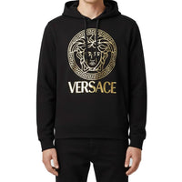 Versace Versace Gold Medusa Logo Hoodie Men