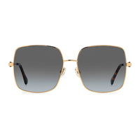 Jimmy Choo Sunglasses Square Full Rim, Rose Gold Frame and Grey Gradient Blue Lens LILI/S0000GB