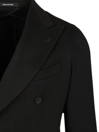 Tagliatore Men Double-Breasted Wool And Cashmere Blazer
