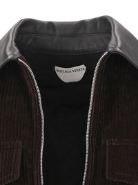 Bottega Veneta Men Cotton Corduroy Shirt Jacket