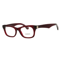 Burberry Eyeglasses Rectangle Full Rim, Black Frame and Clear Demo Lenses Lens BE24223001