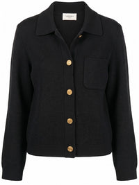 Saint laurent Saint Laurent Women Polo Cardigan In Wool
