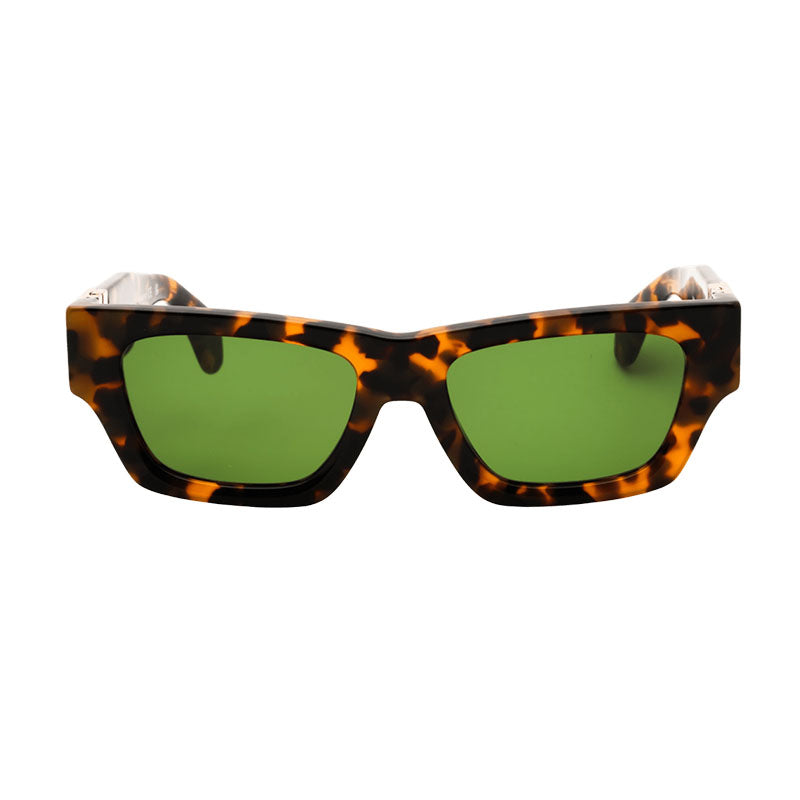 Palm Angels Sunglasses Square Full Rim, Black Frame and Dark Grey Lens PERI10JMAGNOLIA1007
