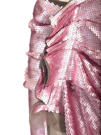 Rick Owens Women Long Skirt In Silk Chiffon With Sequins