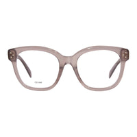 Celine Eyeglasses Square Full Rim, Transparent Teal Frame and Clear Demo Lens Lens CL50086I093