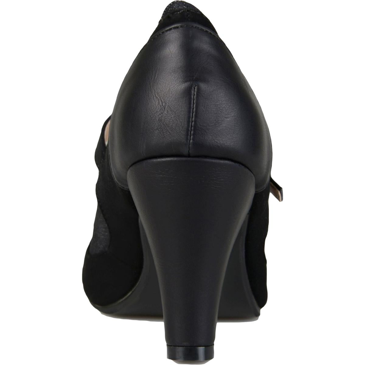 Siri Womens Faux Leather Dress Heels