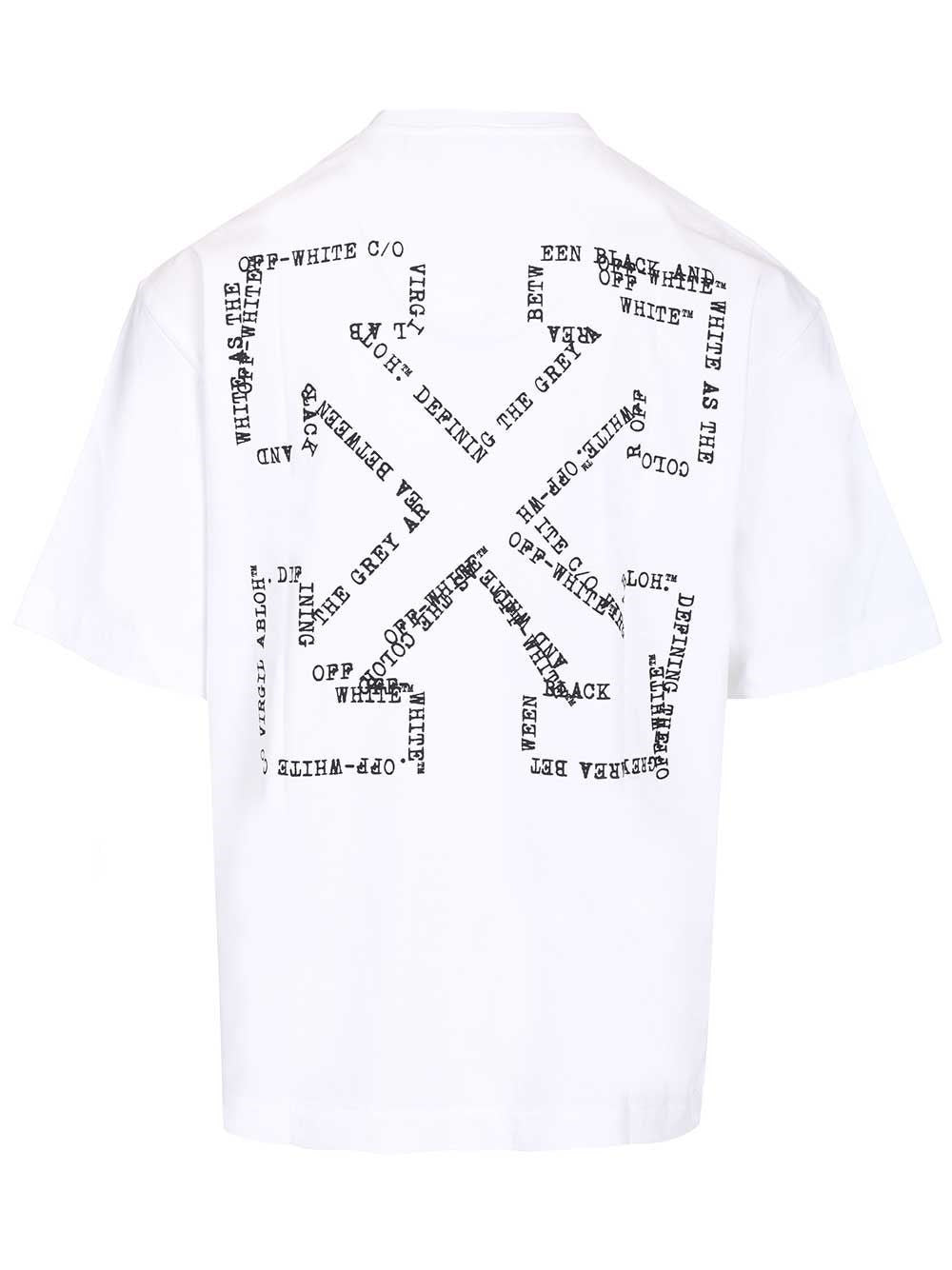 Off-white Off-White Men Type Arrow Skate T-Shirt