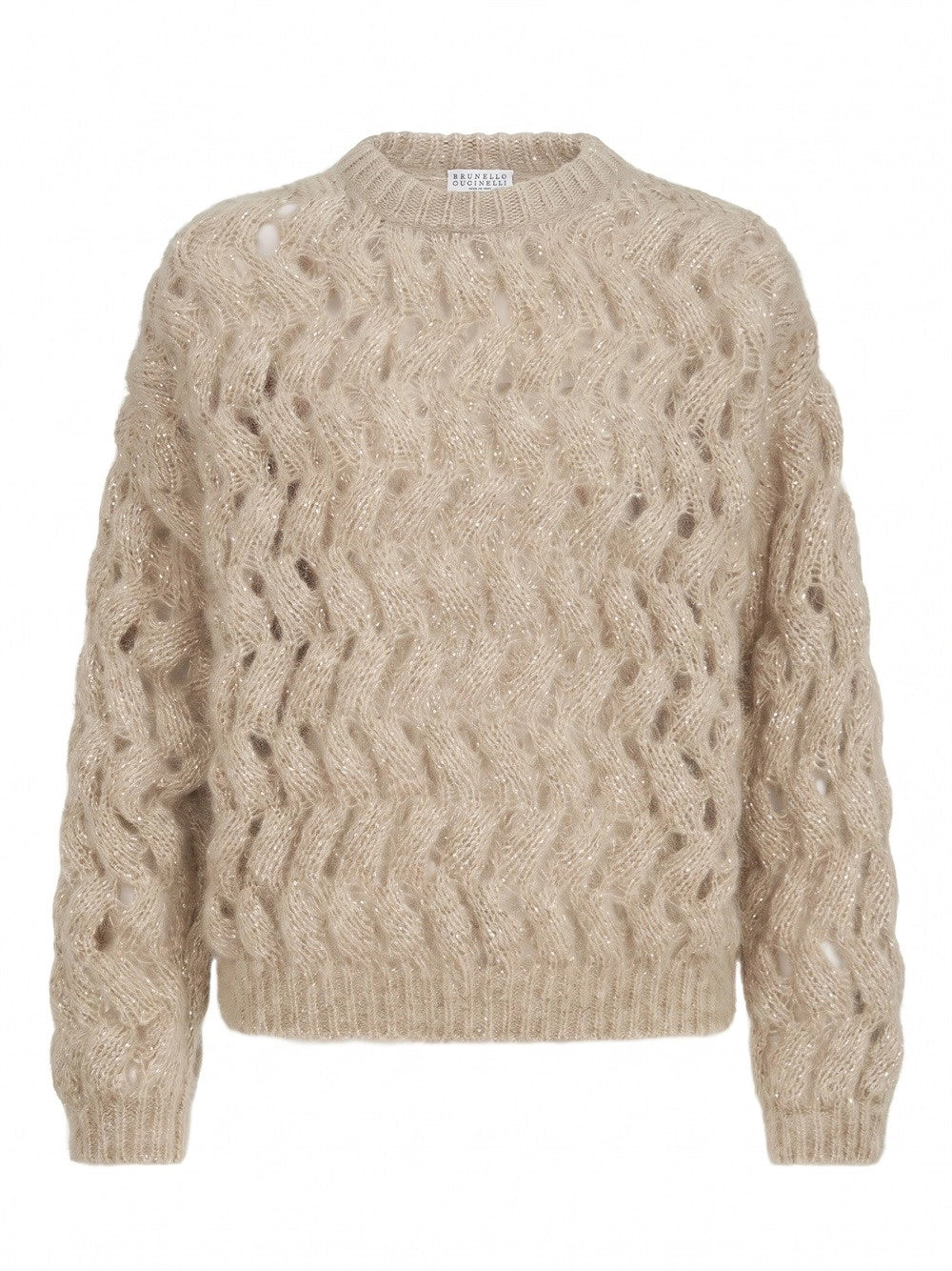 Brunello cucinelli Brunello Cucinelli Women Dazzling Zigzag Cables Sweater